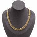 Cross braided Necklace