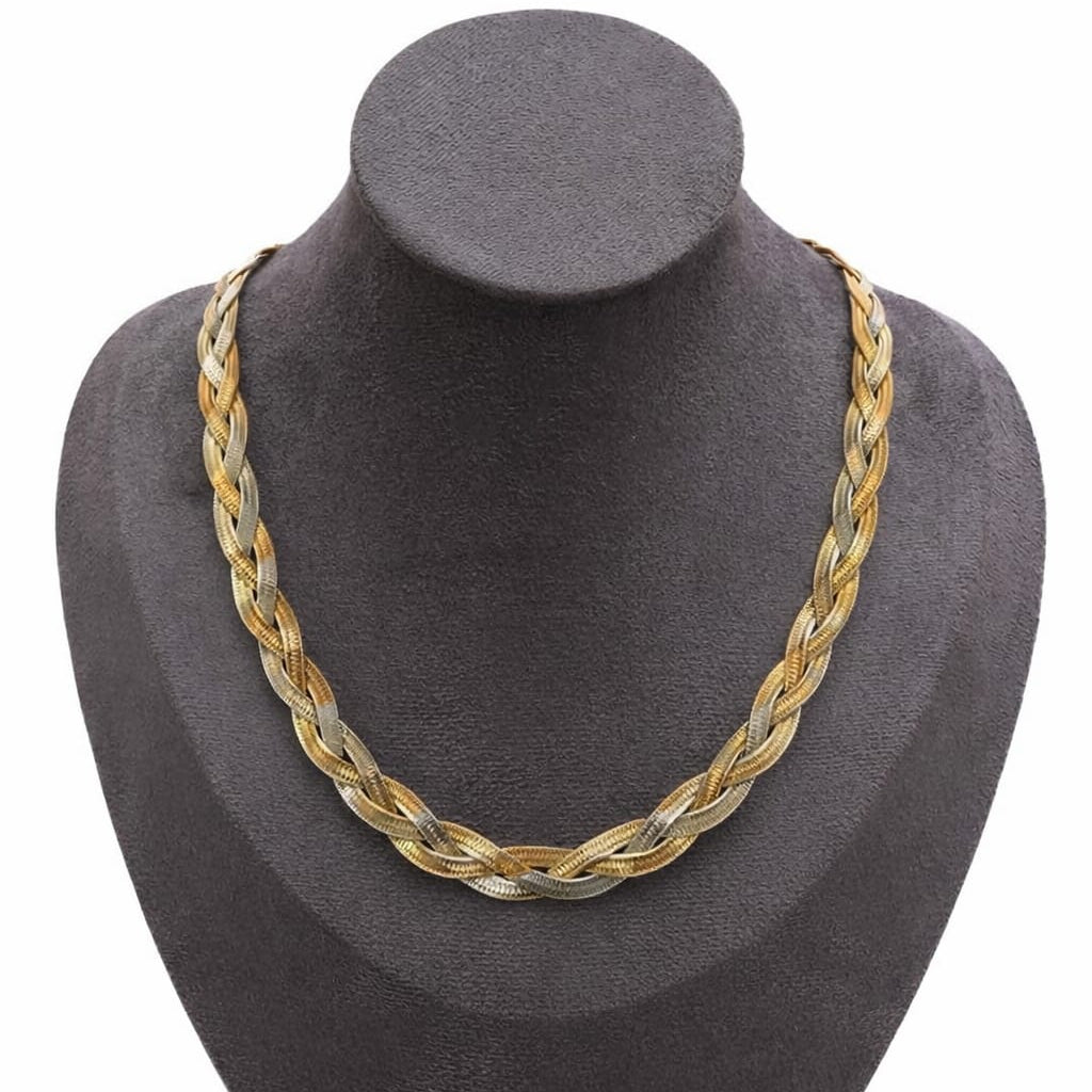 Cross braided Necklace