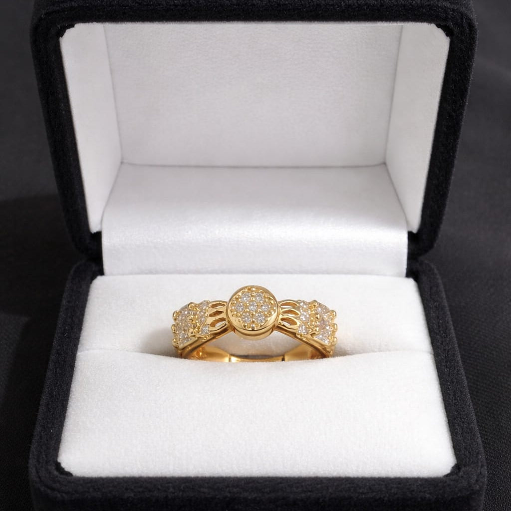 Adjustable AD Stone Rings