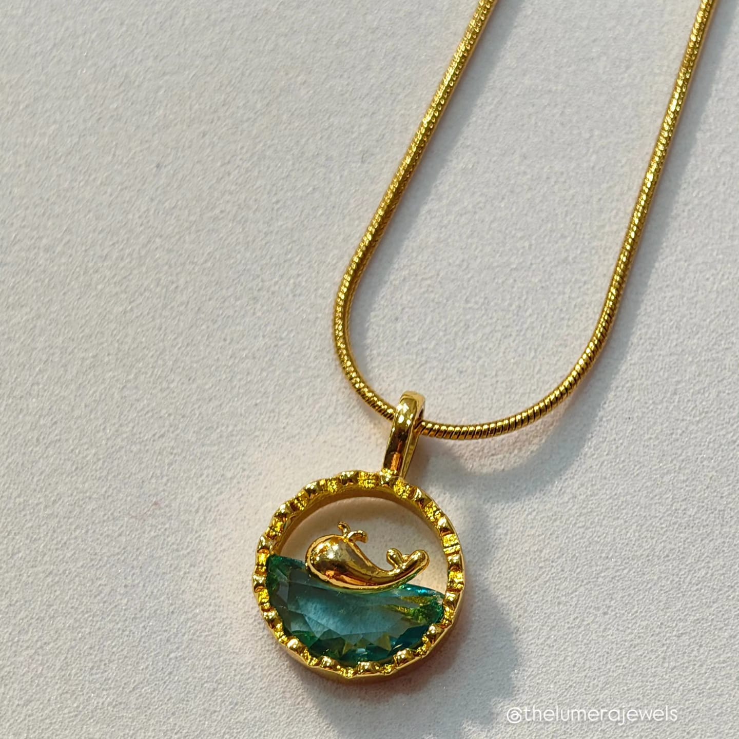 Gold Plated Pendant Necklace