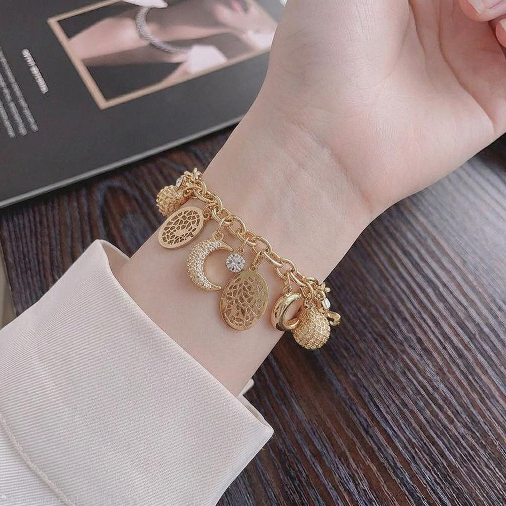 Anti Tarnish Charm Bracelet